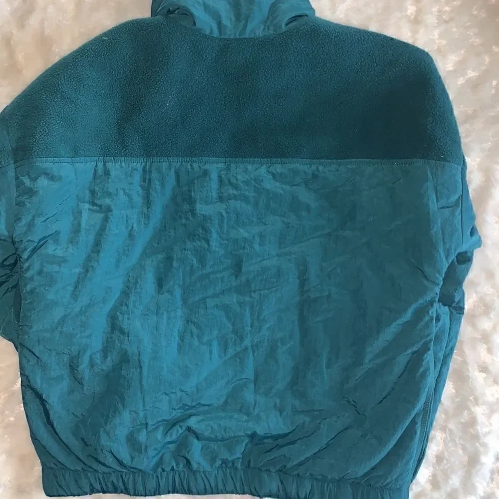 Wild Fable Womens Size M Teal Fleece Nylon Jacket Size Medium